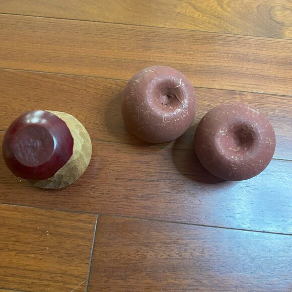 Country Kitchen Decor Set of 3 Apples - Picture 6 of 6